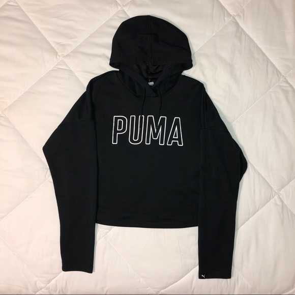 PUMA Women’s Cropped Hoodie - Picture 1 of 6